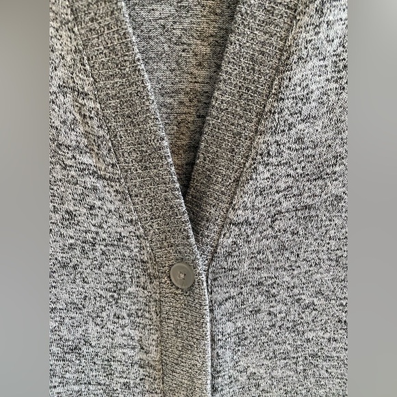 Long Gray Button Up Cardigan - Picture 5 of 6